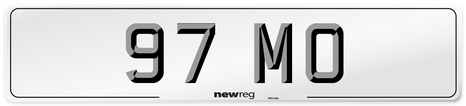 97 MO Number Plate from New Reg